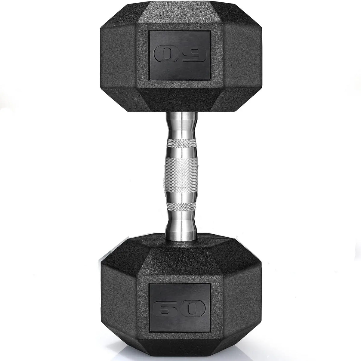 Rubber Hex Dumbbell Hand Weight Set Cast Iron