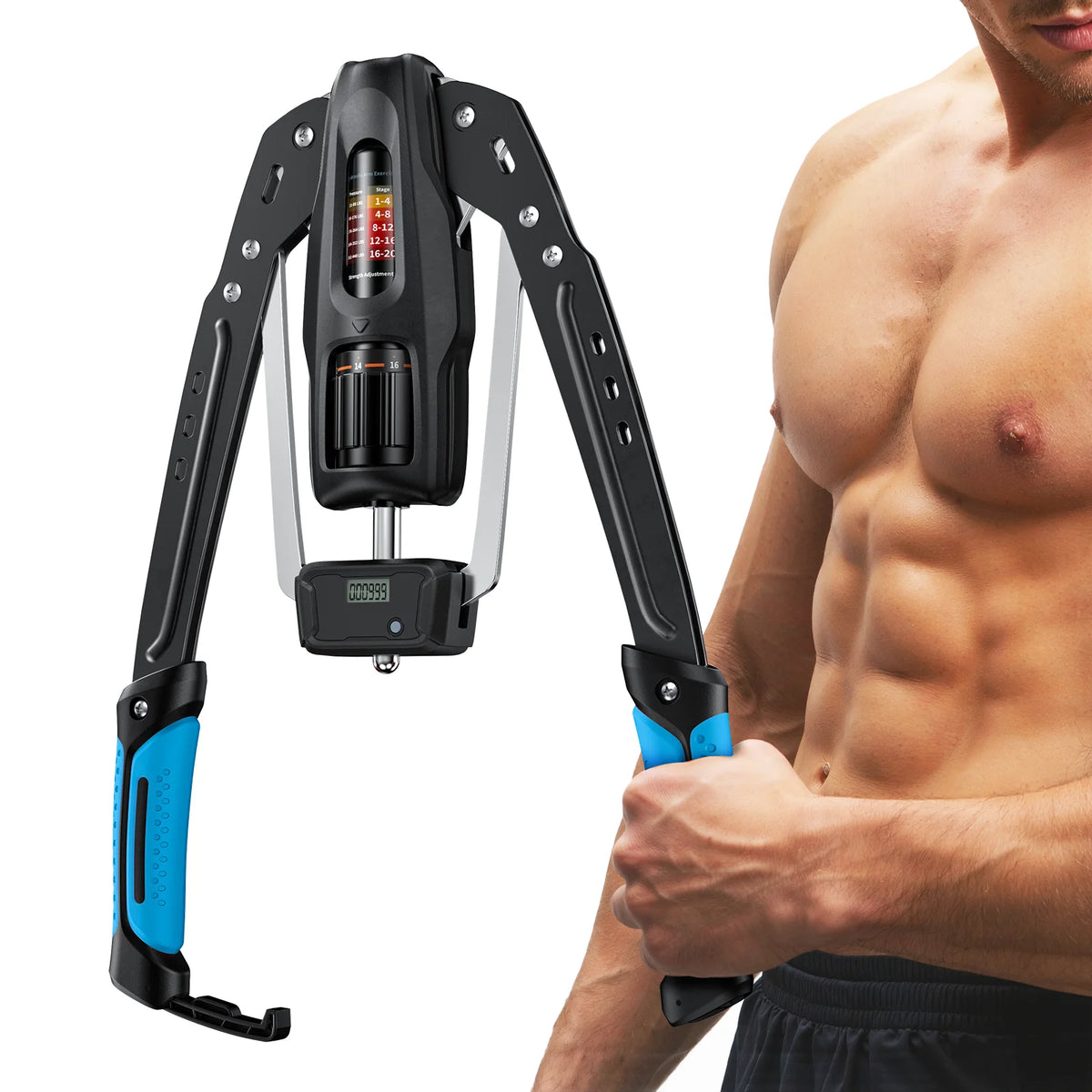 MERACH Adjustable Hydraulic Arm Trainer With Rep Counter