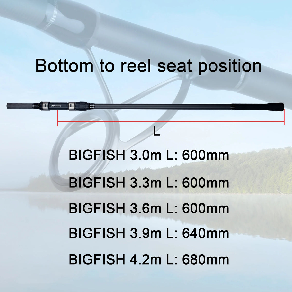 BIUTIFU Carbon Carp Surfcasting Fishing Rod