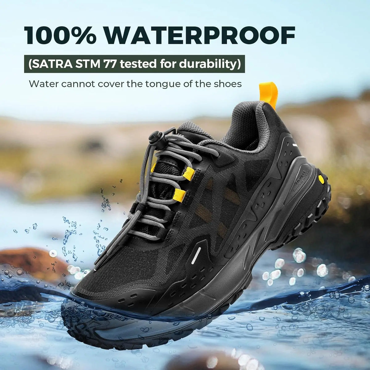 FitVille Waterproof Wide Hiking Shoes