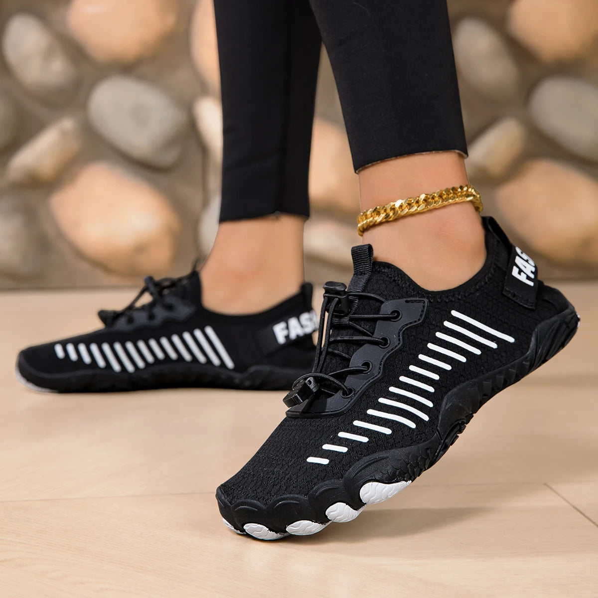Quick Dry Barefoot Water Shoes With Breathable Mesh Grip