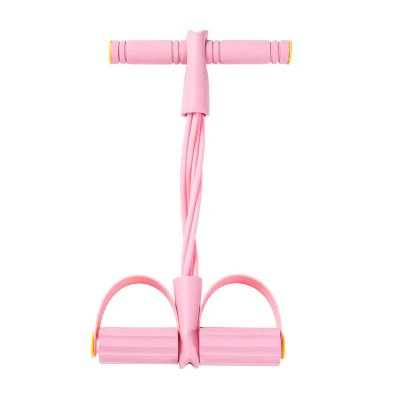 Natural Rubber Pedal Resistance Bands With Handles