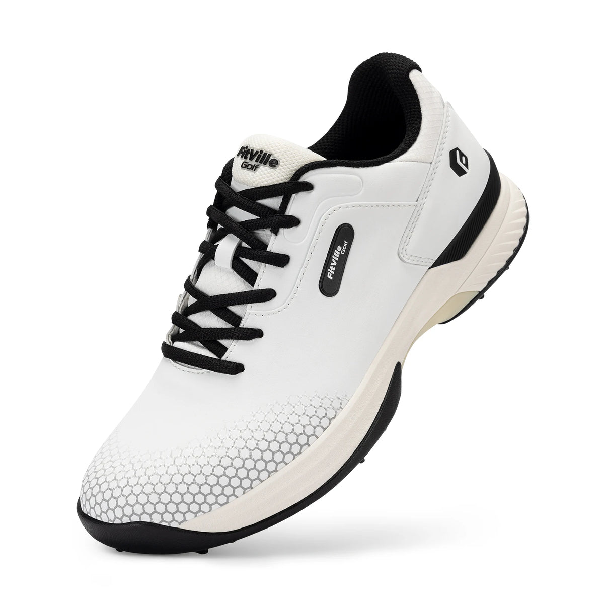 FitVille Men's Comfortable Non Slip Golf Shoes