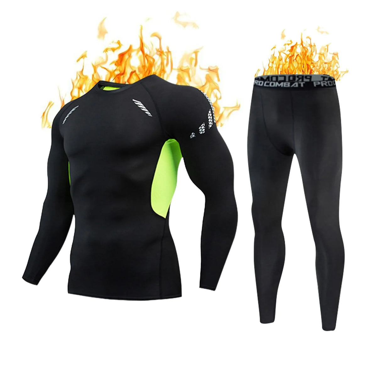 Mens Thermal Underwear Quick Dry Base Layer Set