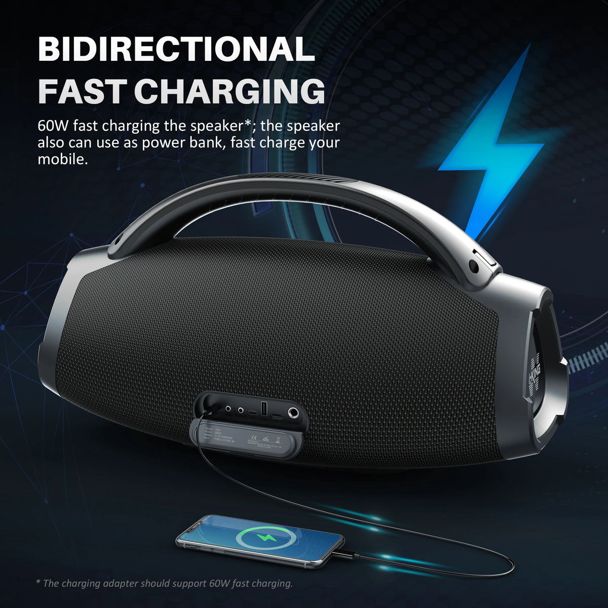 W-King D20 Portable Bluetooth Speaker