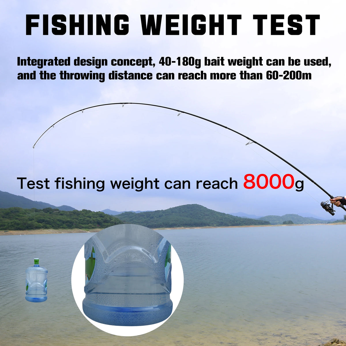 BIUTIFU Carbon Carp Surfcasting Fishing Rod