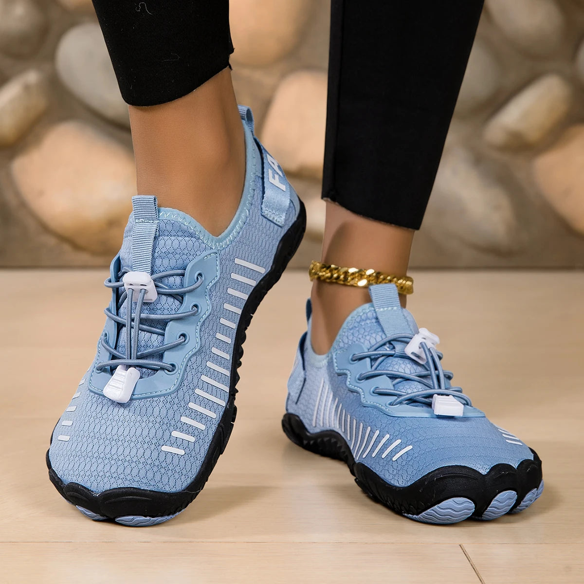Quick Dry Barefoot Water Shoes With Breathable Mesh Grip