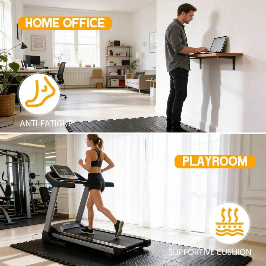 Interlocking EVA Foam Home Gym Exercise Mat