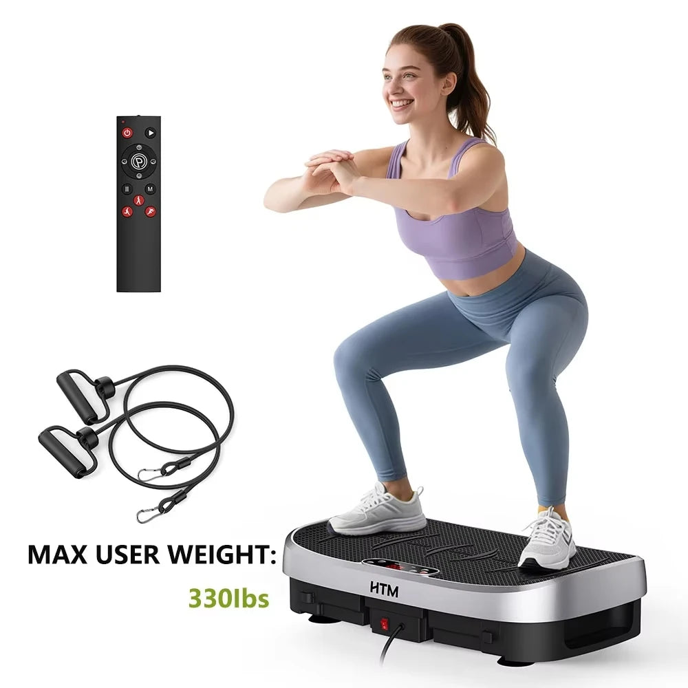 HTM Whole Body Vibration Plate Fitness Trainer