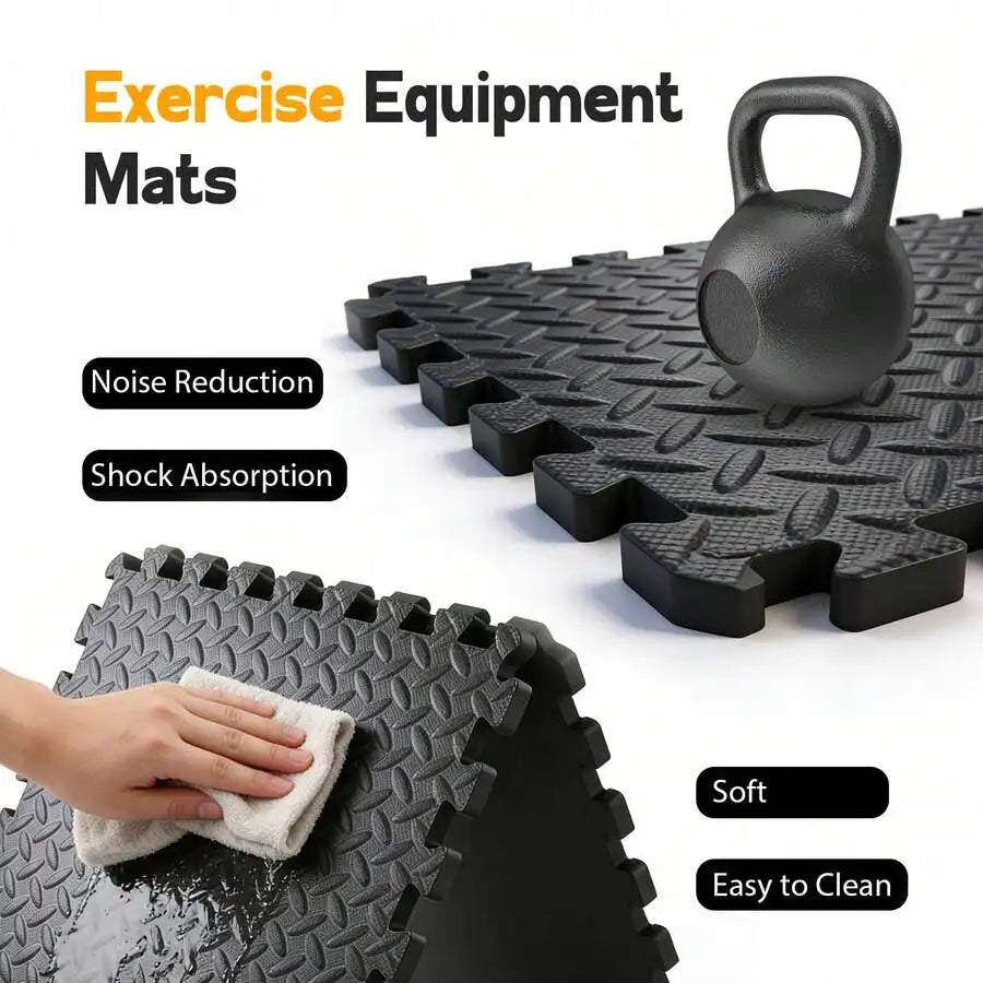 Interlocking EVA Foam Home Gym Exercise Mat