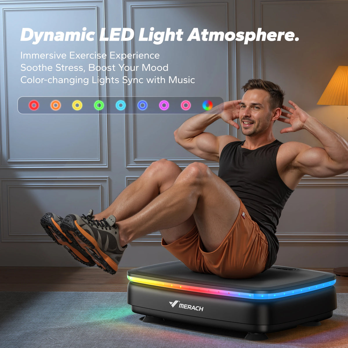 Merach Whole Body Vibration Exercise Power Plate