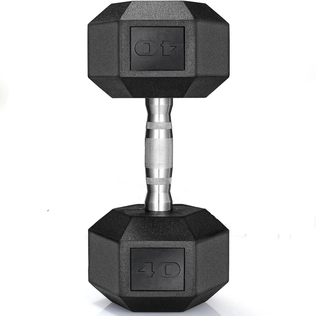 Rubber Hex Dumbbell Hand Weight Set Cast Iron
