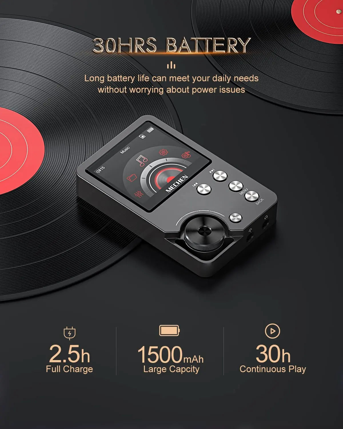 Mechen Portable Lossless DSD MP3 Player