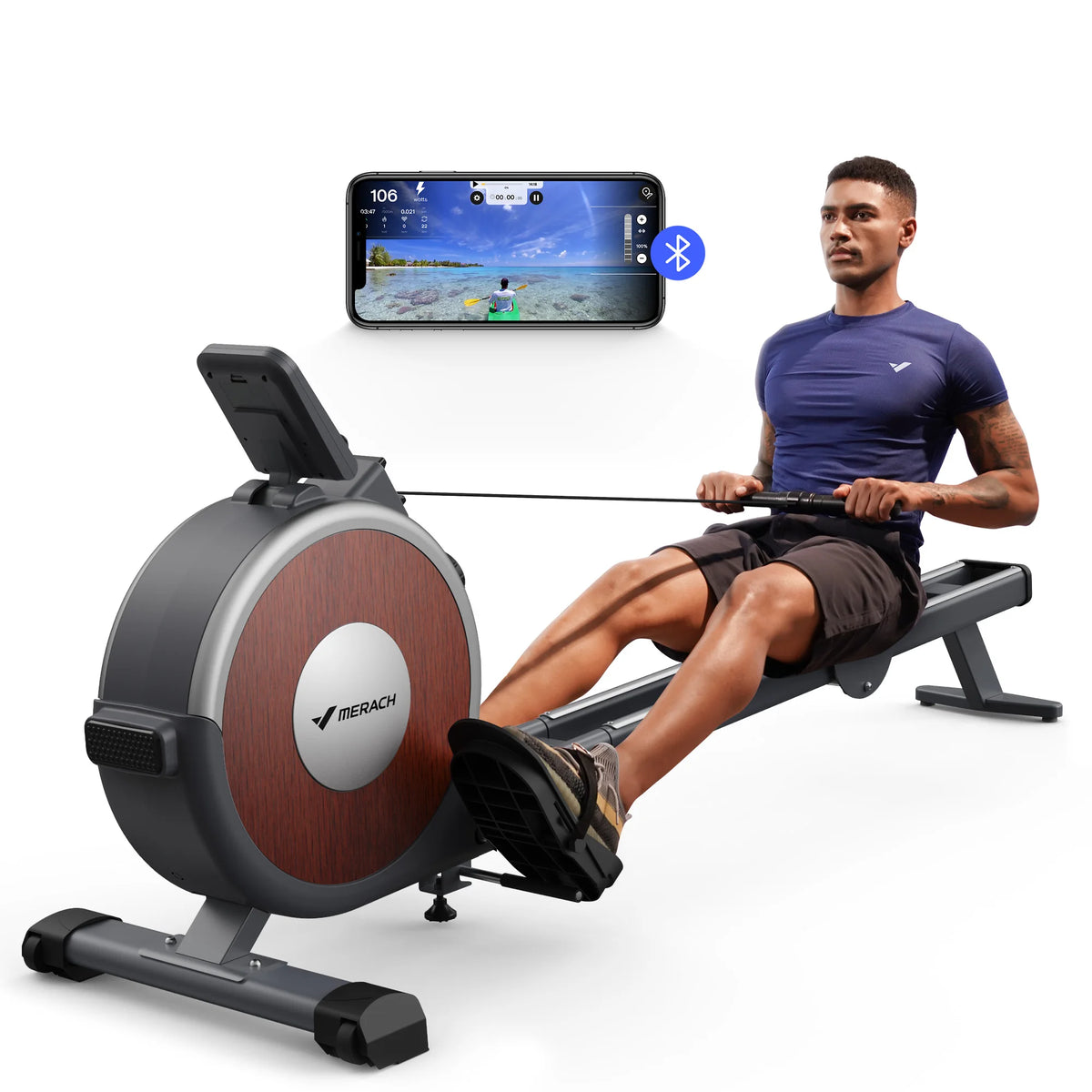 Merach Magnetic Rowing Machine For Home Workout