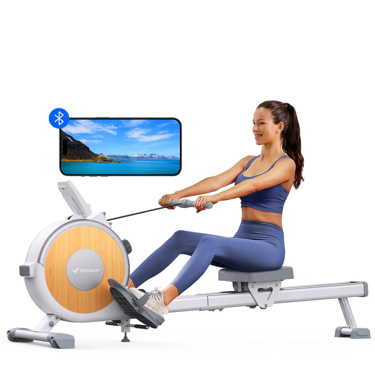Merach Magnetic Rowing Machine For Home Workout