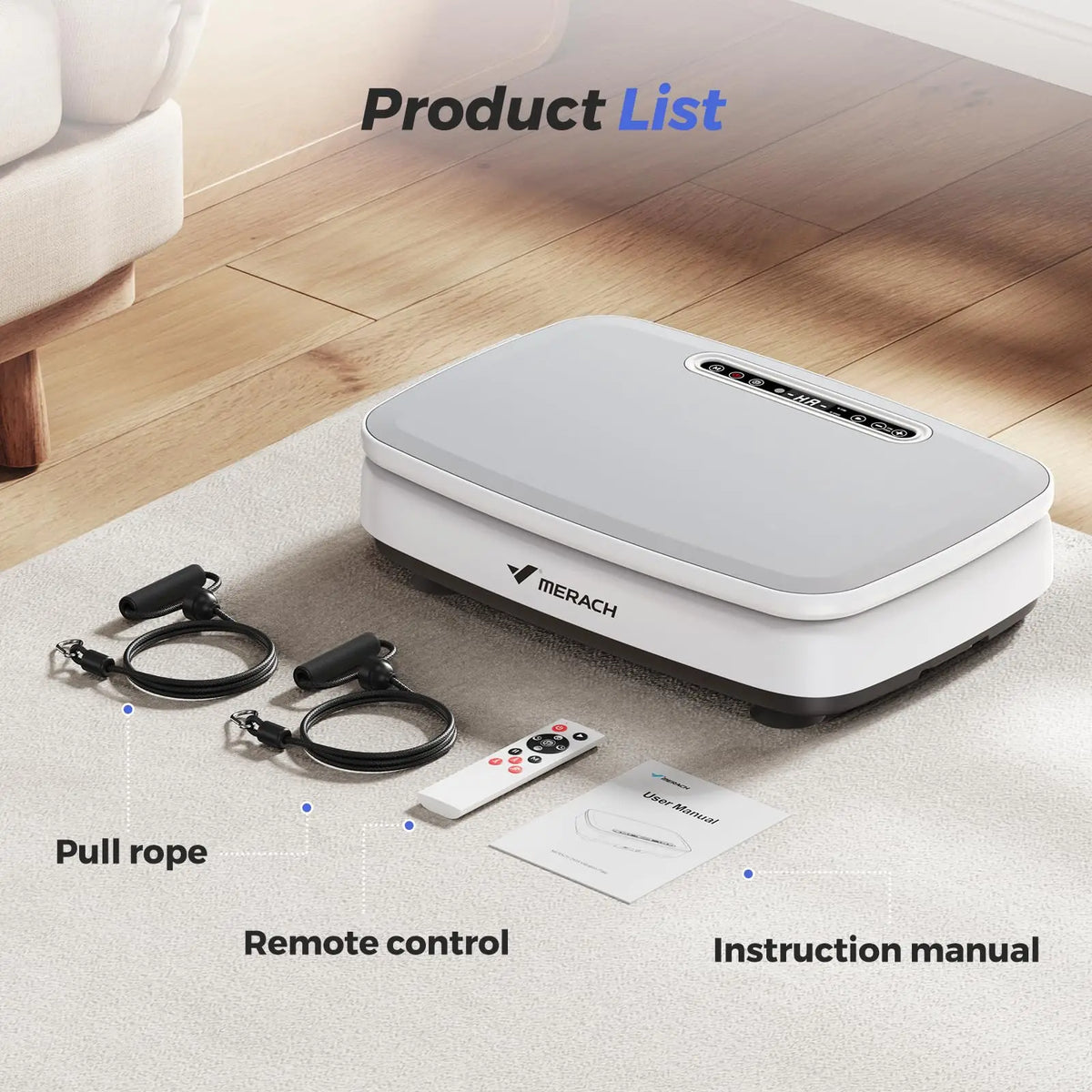 Merach Whole Body Vibration Exercise Power Plate