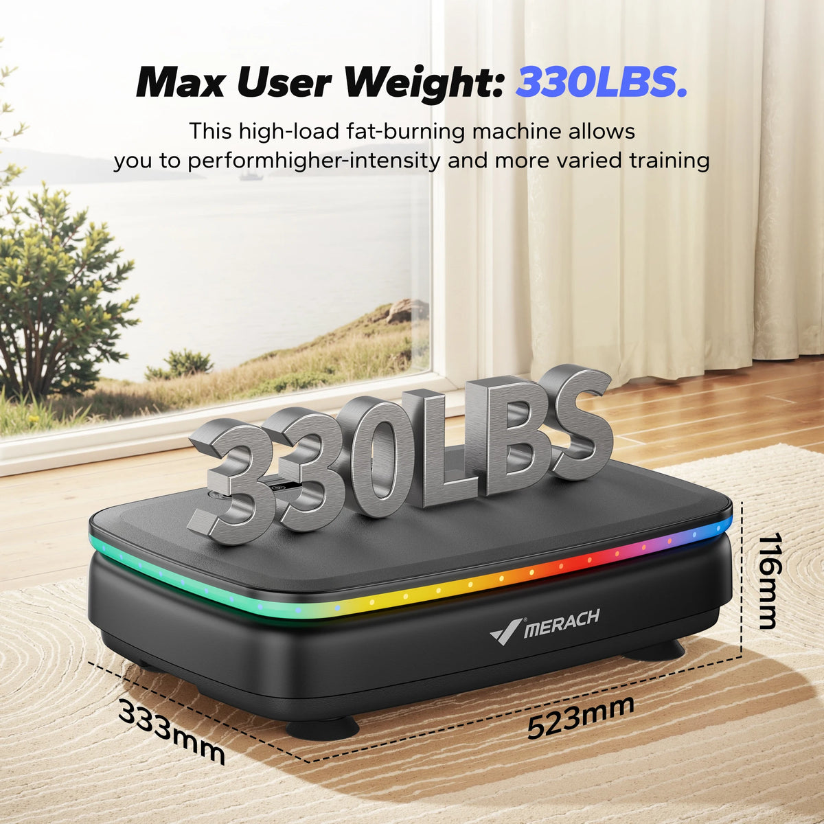 Merach Whole Body Vibration Exercise Power Plate