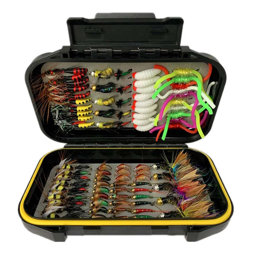 Qievcrme Assorted Trout Fly Fishing Lure Set