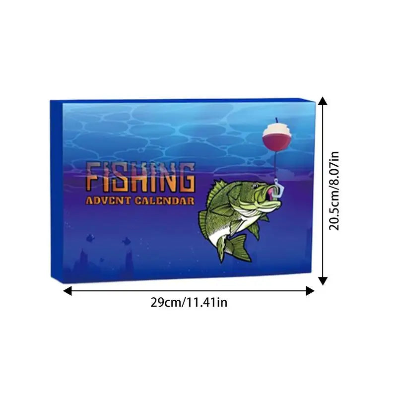 Advent Calendar Freshwater Fishing Lures Tackle Kit