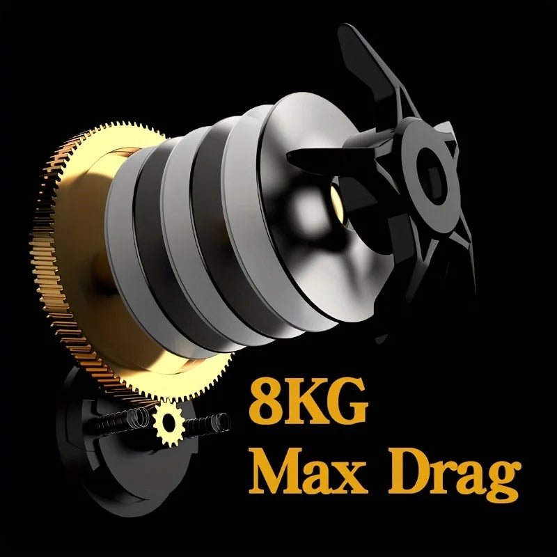 Water Drop Wheel Fishing Reel Durable Stainless Steel