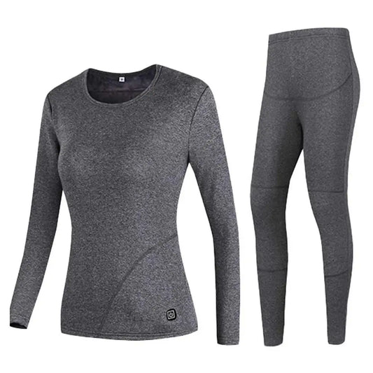 USB Heated Thermal Fleece Underwear Set