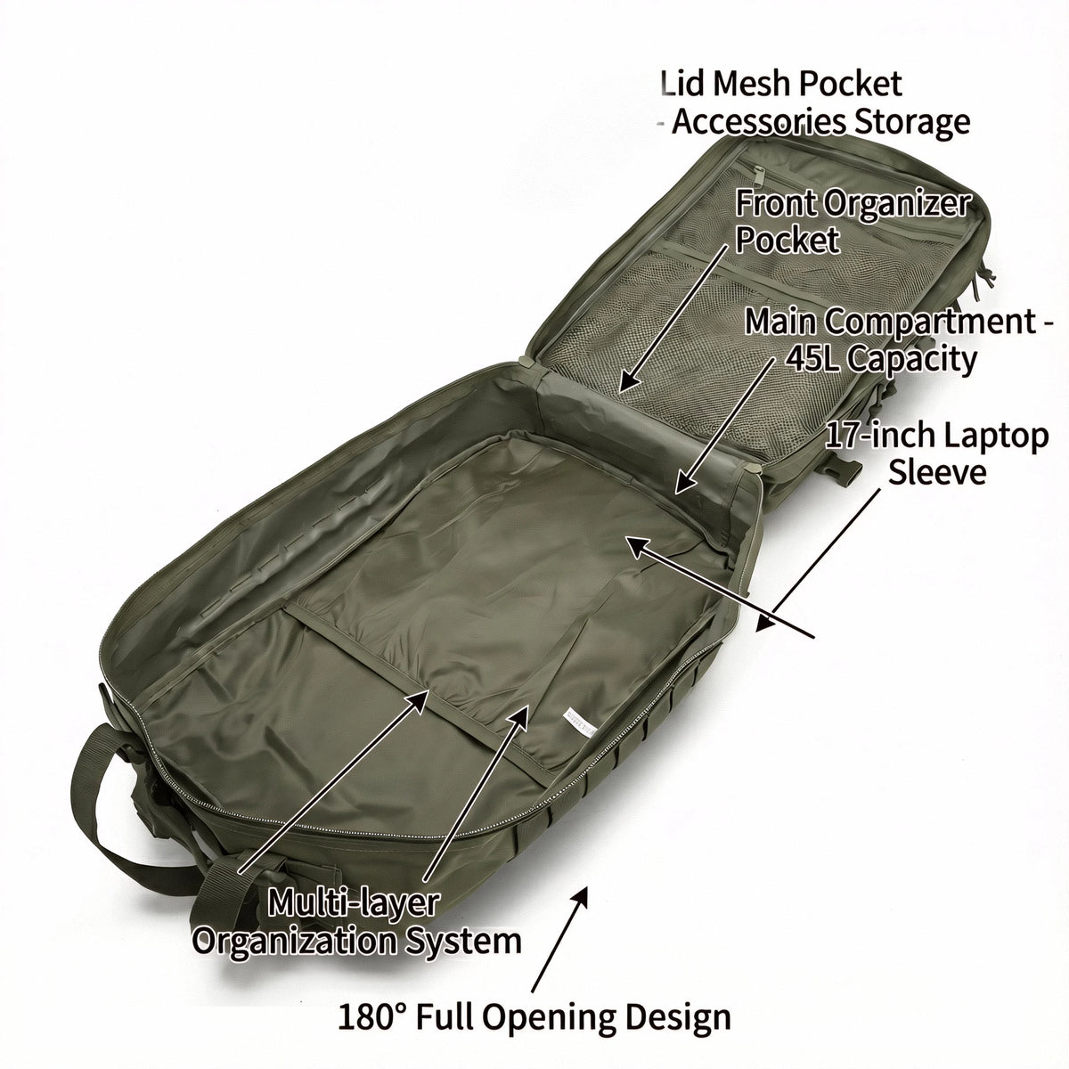 Refire Gear Tactical Hiking Backpack For Outdoor Adventure