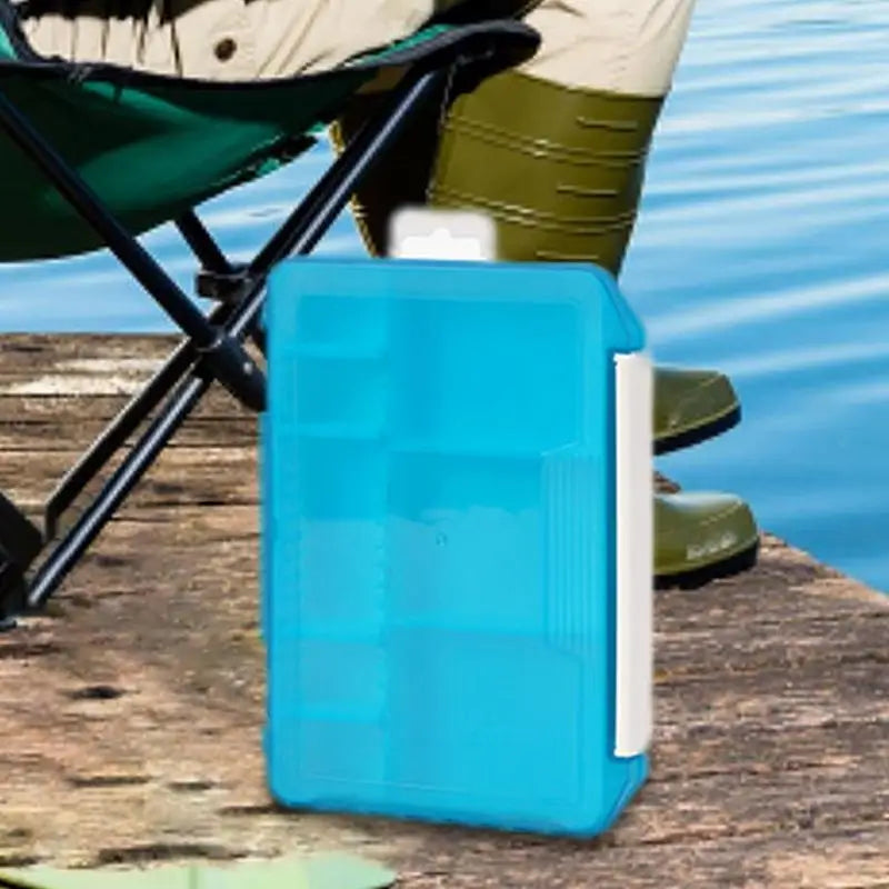 Fishing Tackle Box With Removable Visible Trays