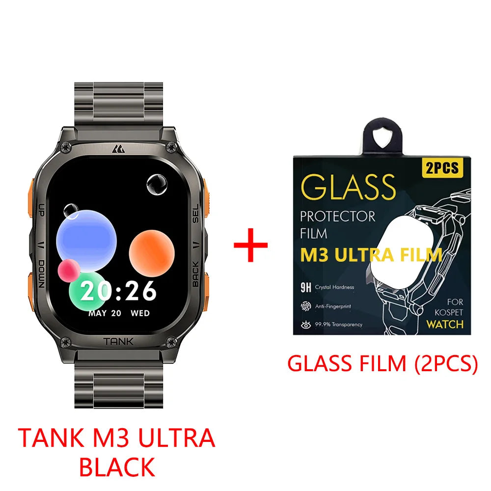 Kospet Tank M3 Ultra Gps Smartwatch Amoled Display