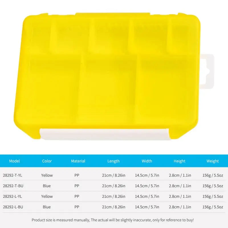 Fishing Tackle Box With Removable Visible Trays