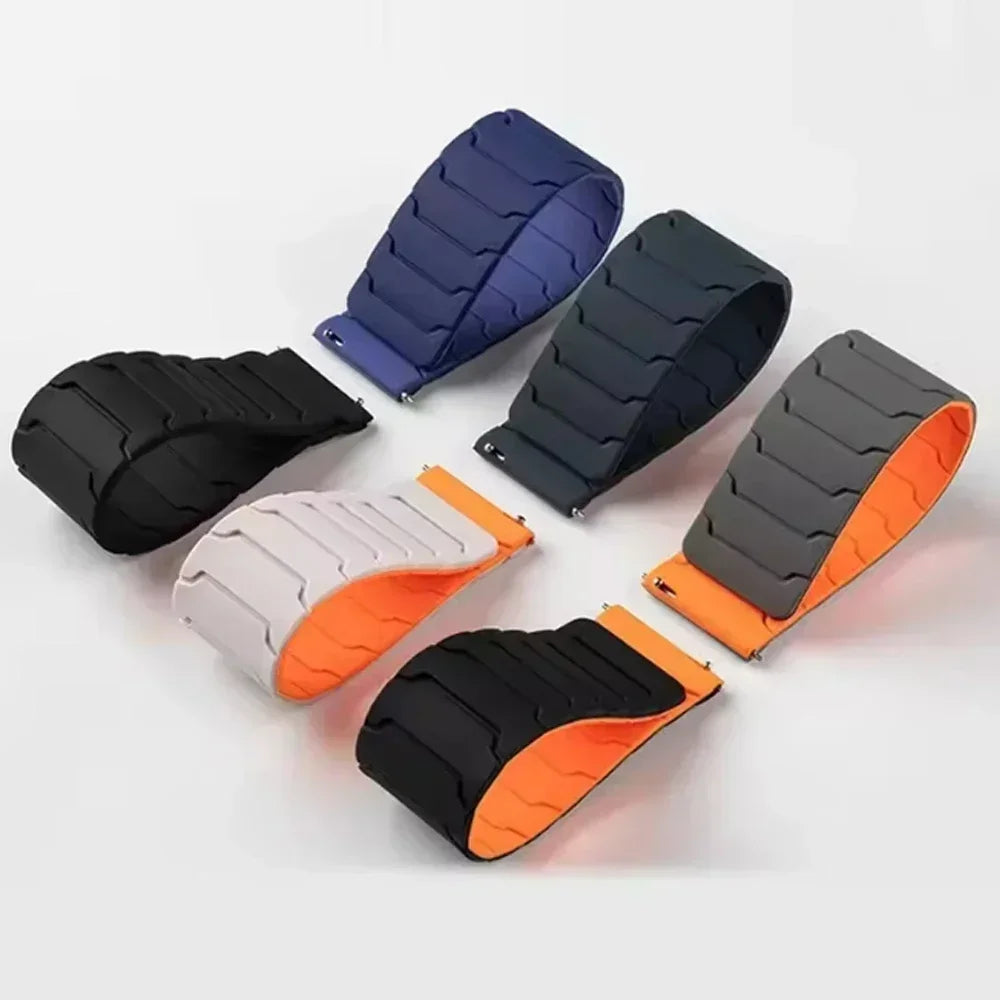 Eelhoe Silicone Magnetic Watch Strap For Amazfit Bip And Gtr