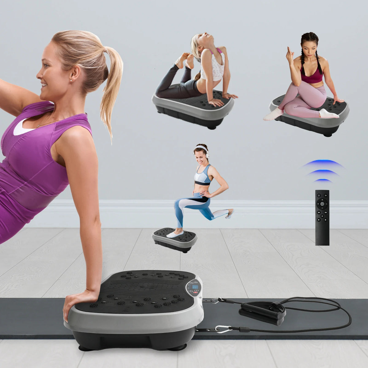 Portable Vibration Plate Exercise Machine For Home