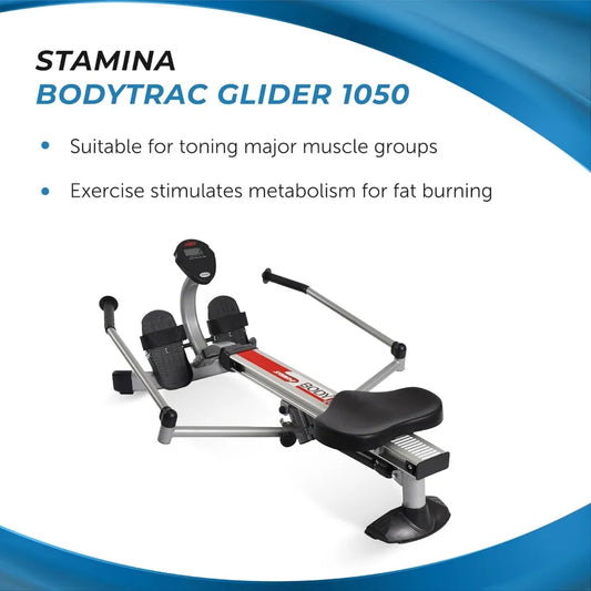 Stamina Hydraulic Rowing Machine With Digital Screen