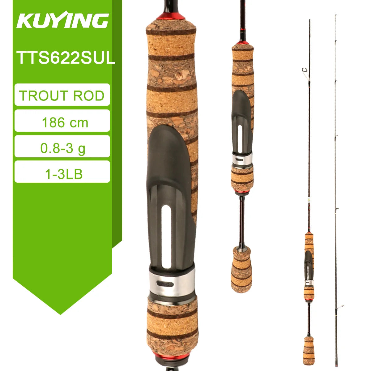 Kuying Teton Carbon Spinning Fishing Rod
