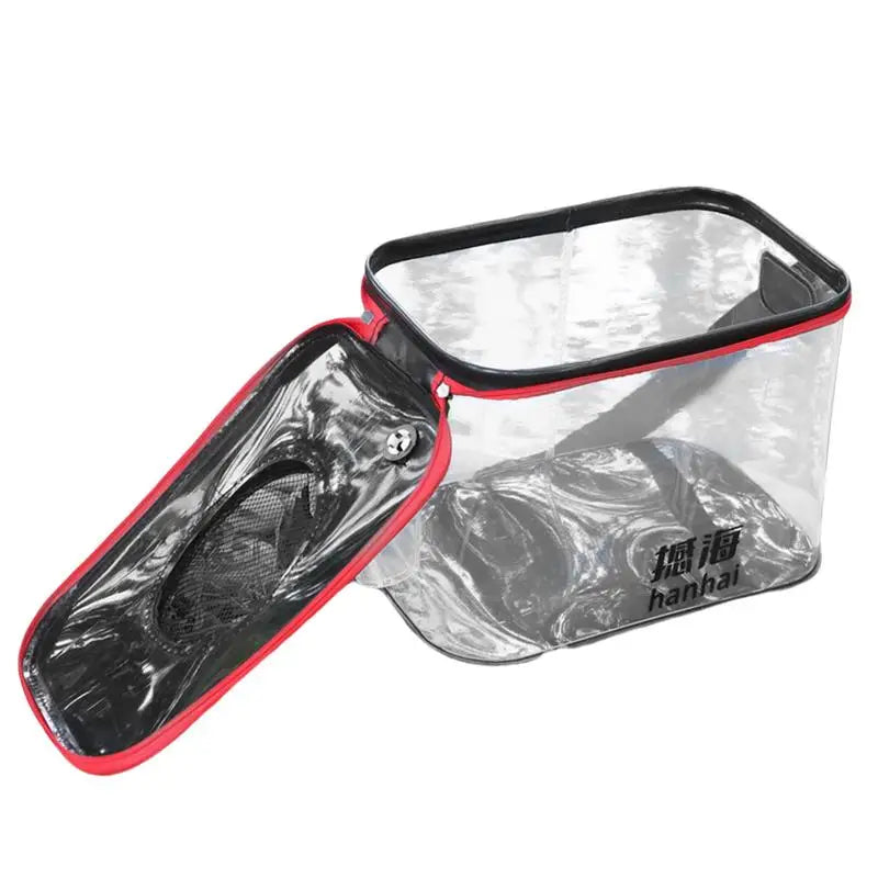 Foldable Breathable Transparent Bait Bucket