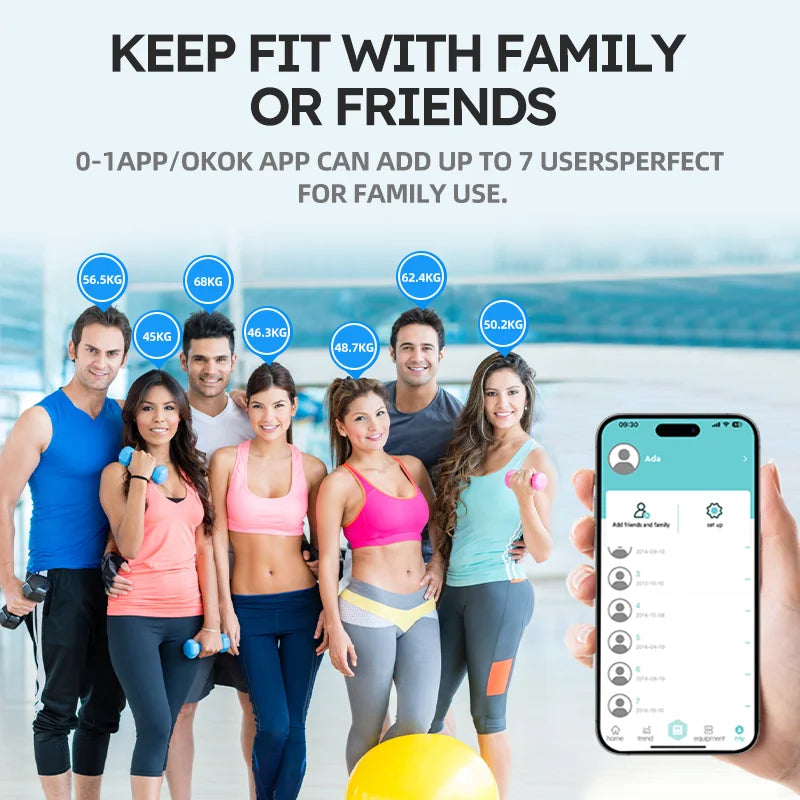 Smart Wireless Digital Body Fat Scale