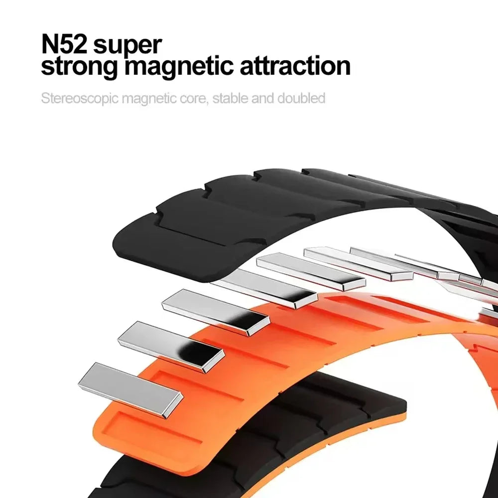 Eelhoe Silicone Magnetic Watch Strap For Amazfit Bip And Gtr