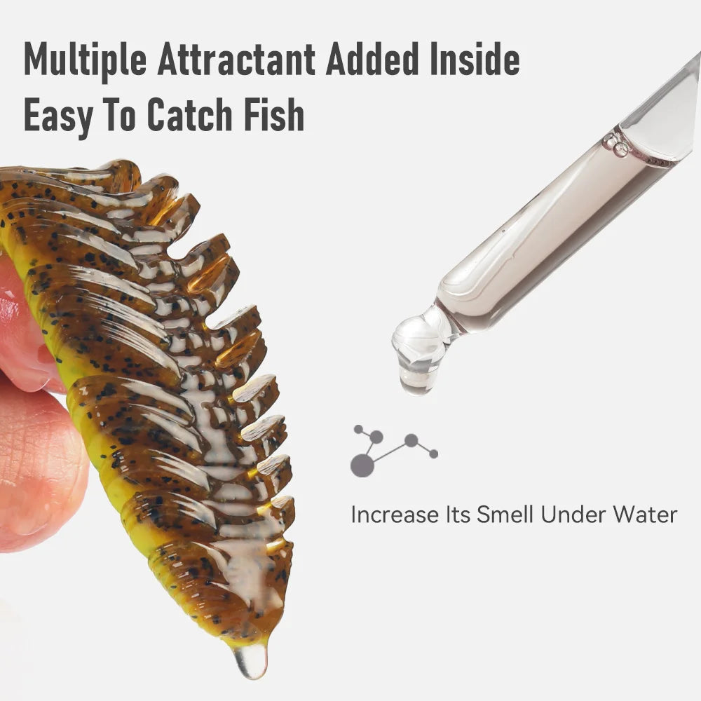 Kingdom Soft Shad Swimbait For Pike Bass Fishing