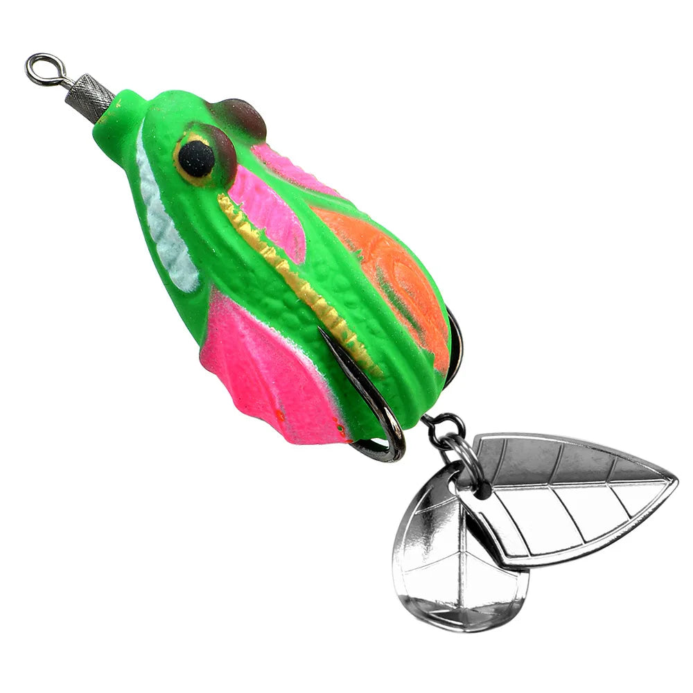 Frog Lures For Black Bass Fishing With Reinforced Hooks