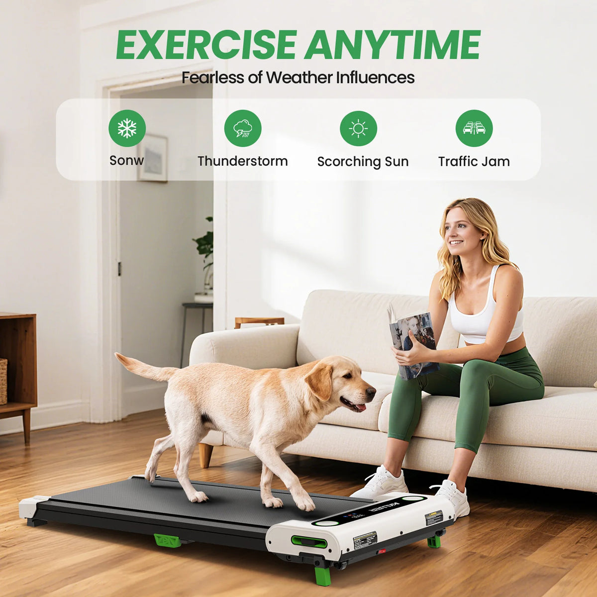 Akluer Under Desk Walking Treadmill With Incline