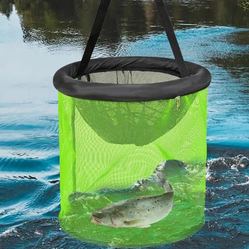 Portable Foldable Floating Fish Basket For Crayfish Catfish