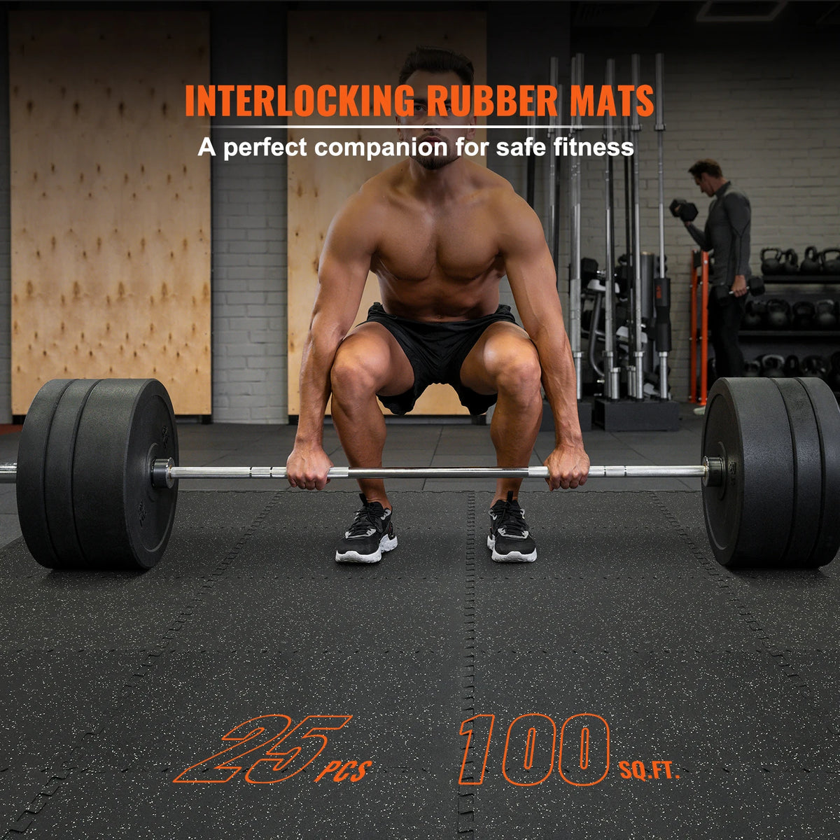 SucceBuy Interlocking Rubber And Eva Exercise Mats