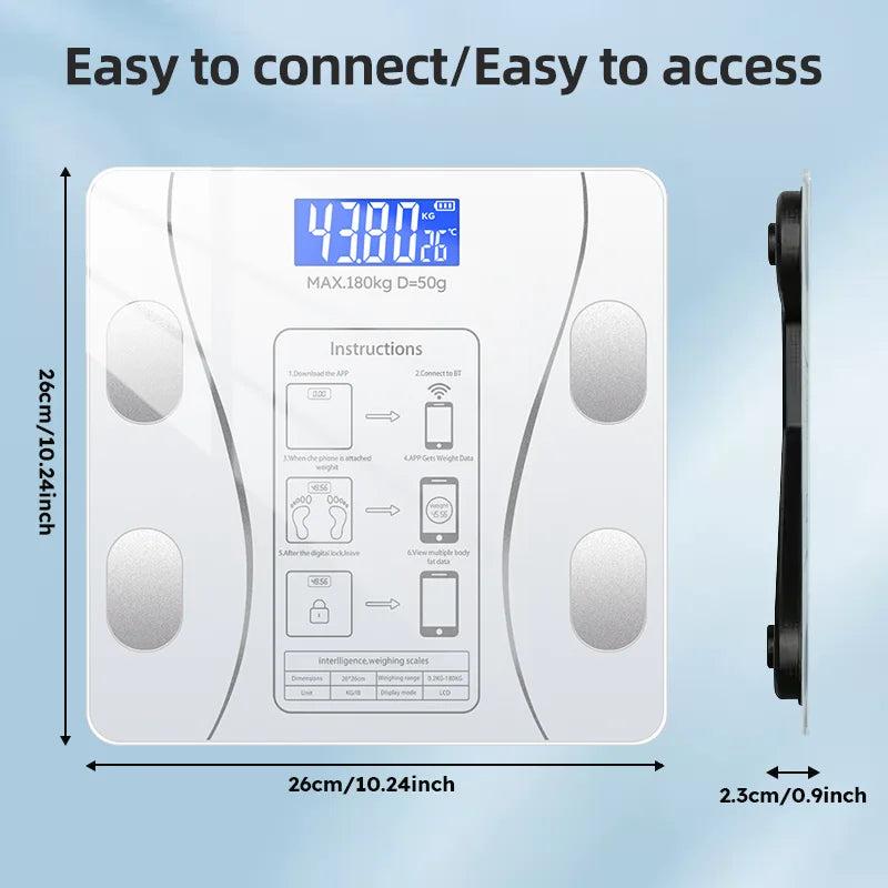 Smart Wireless Digital Body Fat Scale