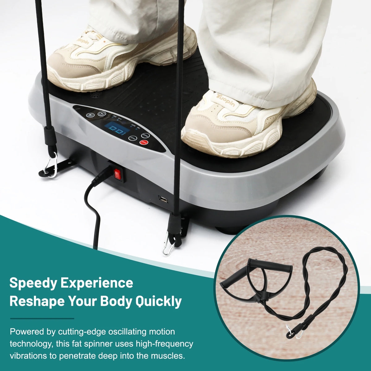 Portable Vibration Plate Exercise Machine For Home