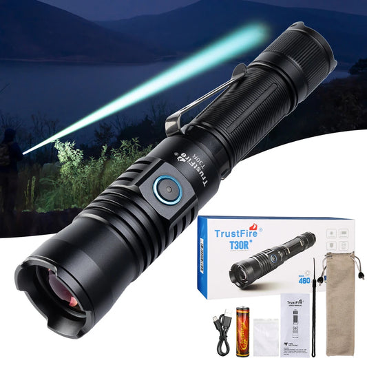 Trustfire T30R Tactical Flashlight 1100 Lumens LED Rechargeable