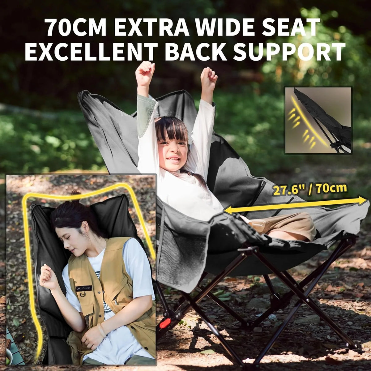 Naturehike 2 Position Adjustable Folding Camping Chair