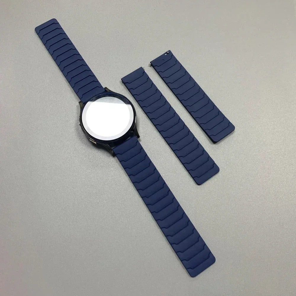 Eelhoe Silicone Magnetic Watch Strap For Amazfit Bip And Gtr