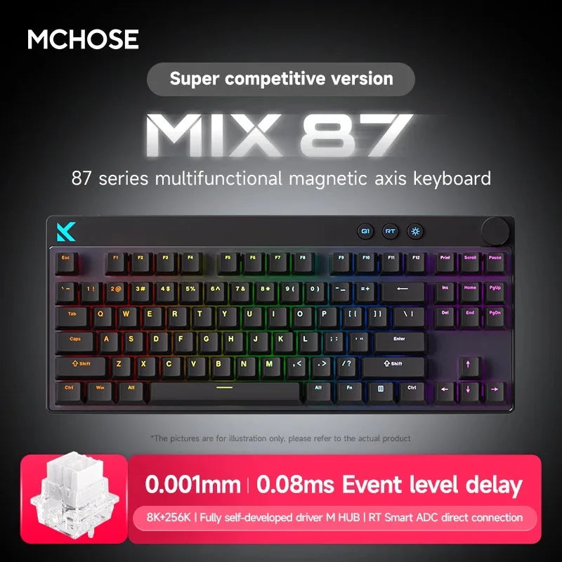 Mchose Mix87 Wired Hot Swap Gaming Keyboard