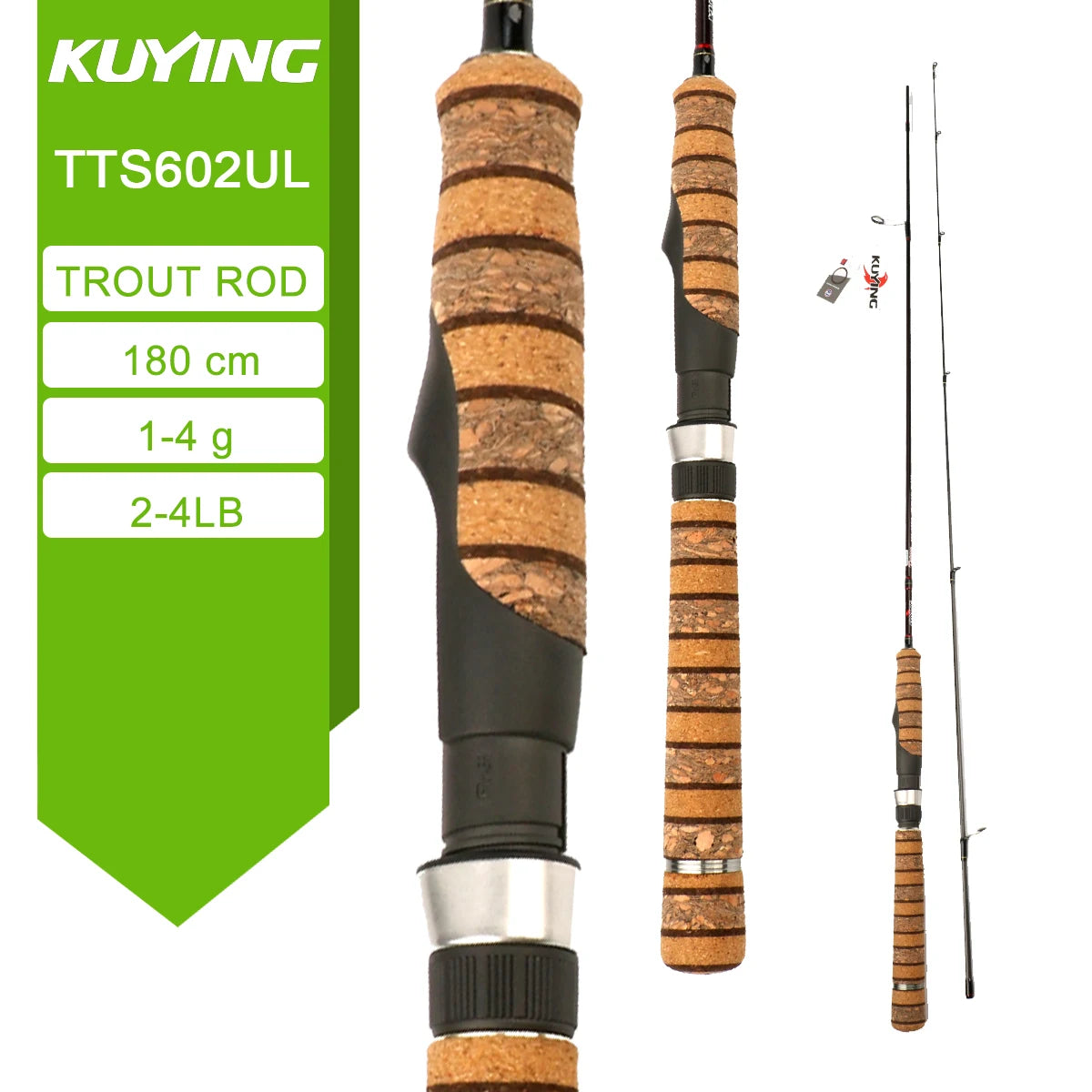 Kuying Teton Carbon Spinning Fishing Rod