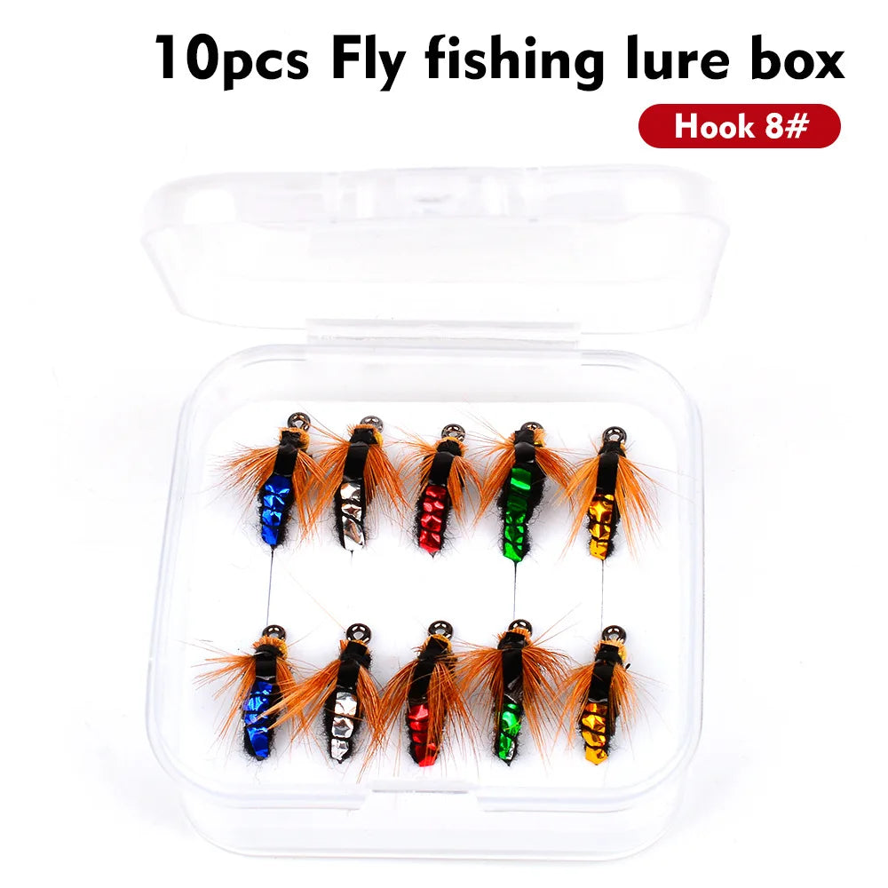 Simulated Bionic Fly Fishing Insect Lure Kit