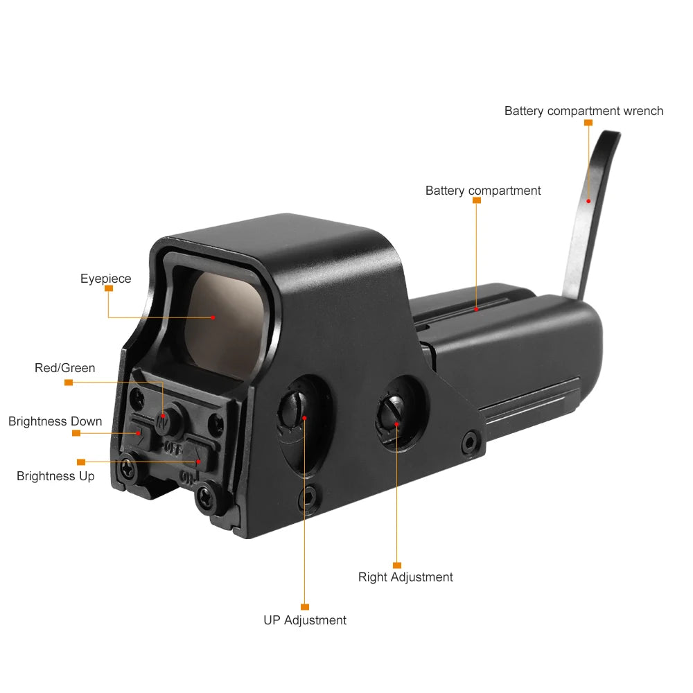 Bestsight Holographic Red Green Dot Reflex Sight